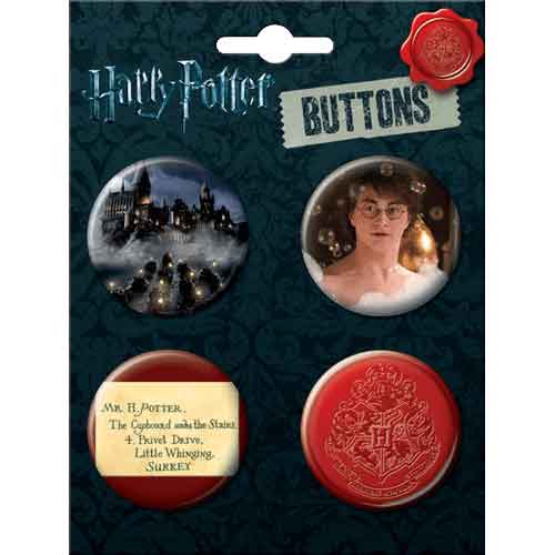 Enchanted World of Harry Potter Button Set