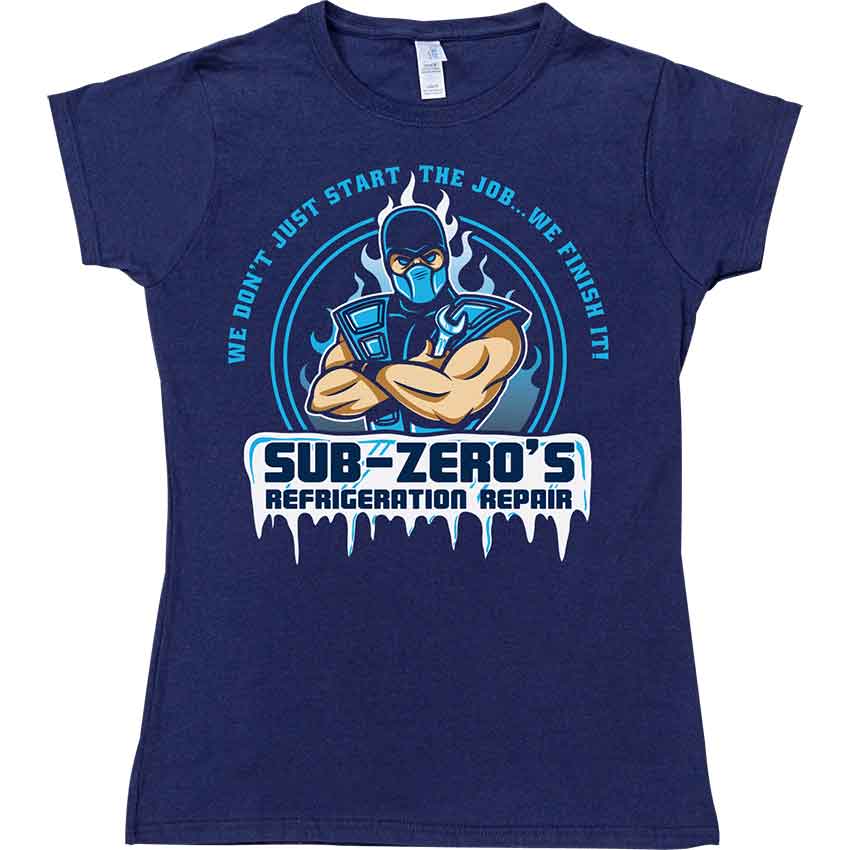 mortal kombat sub zero shirt