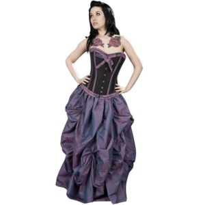 Lilac Taffeta Ball Gown Skirt