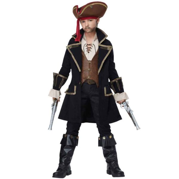 Boys Deluxe Pirate Captain Costume