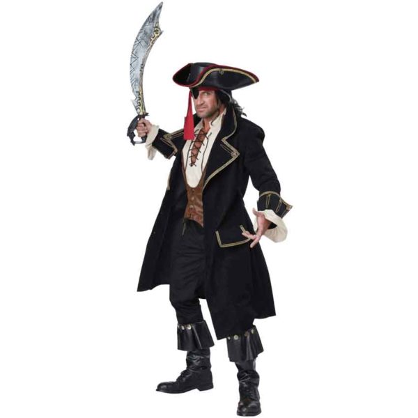 Mens Deluxe Pirate Captain Costume