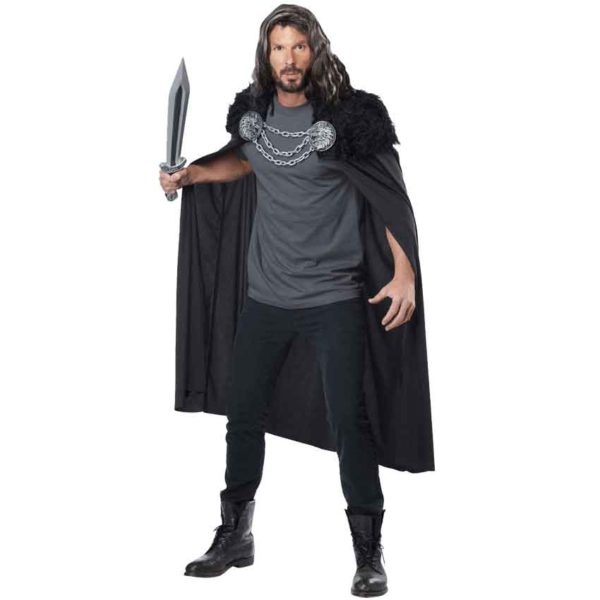 Wolf Clan Warrior Costume Cape