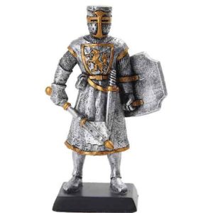 Medieval Knight with Flanged Mace Statue