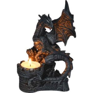 Dragon Castle Turret Candle Holder