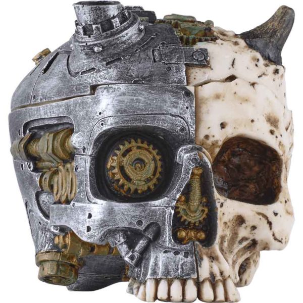 Horned Steampunk Skull Box