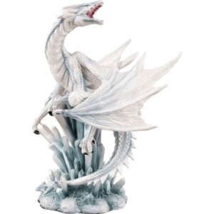 Ice Dragon on Crystal Statue
