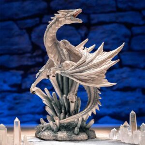 Ice Dragon on Crystal Statue
