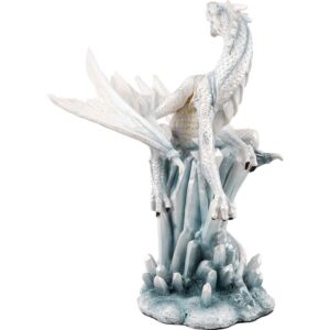 Ice Dragon on Crystal Statue
