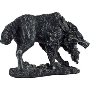 Growling Fenrir Statue