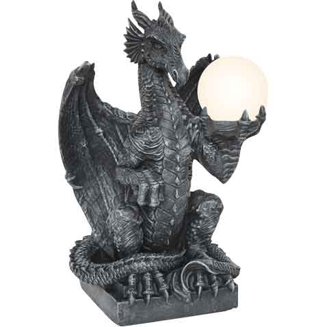 Dragon Orb Table Lamp