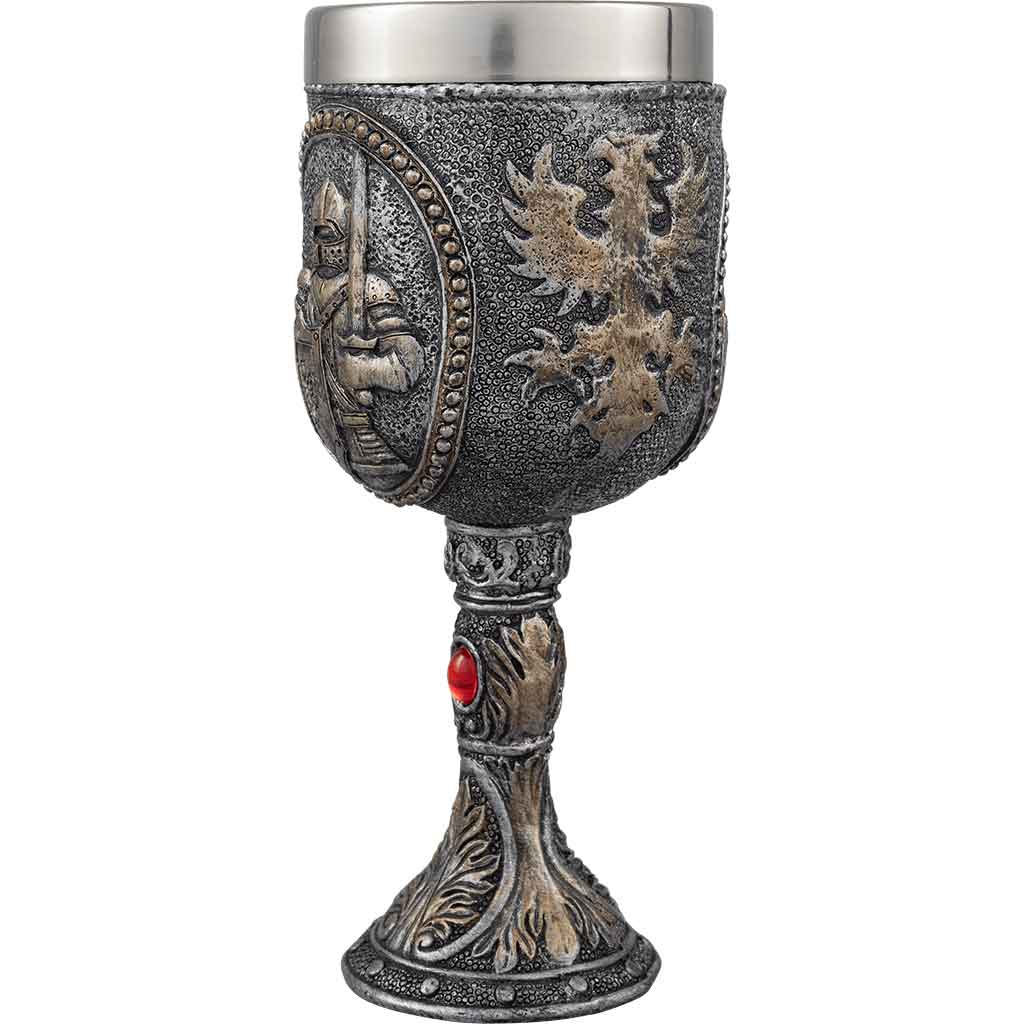 Medieval Knight Portrait Goblet