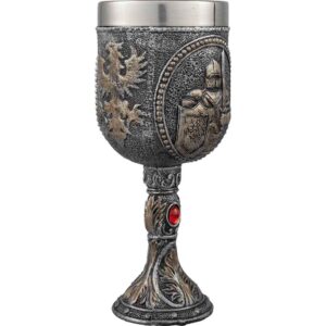 Medieval Knight Portrait Goblet