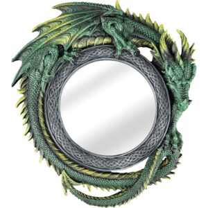Green Dragon Wall Mirror