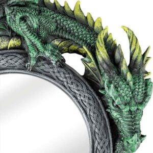 Green Dragon Wall Mirror