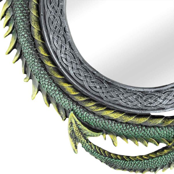Green Dragon Wall Mirror