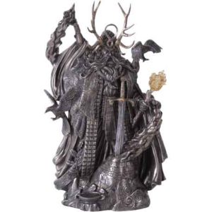 Dark Wizard Merlin Statue