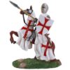 Crusader Knight with Spear Statue