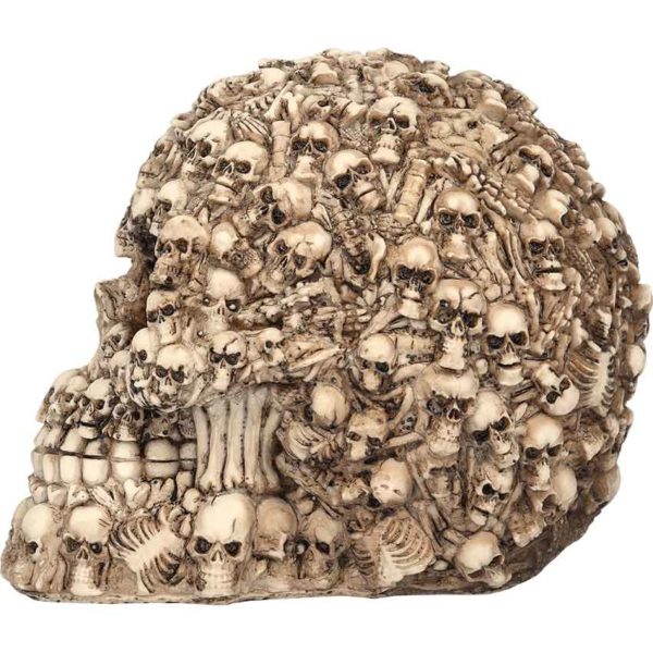 Boneyard Skull Statue