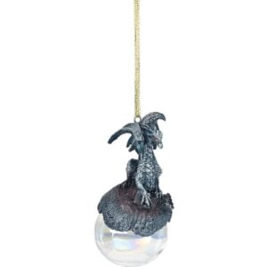 Checkmate Gray Dragon Ornament