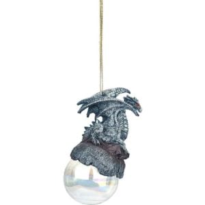 Checkmate Gray Dragon Ornament