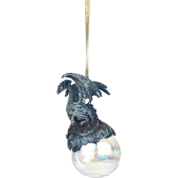 Checkmate Gray Dragon Ornament