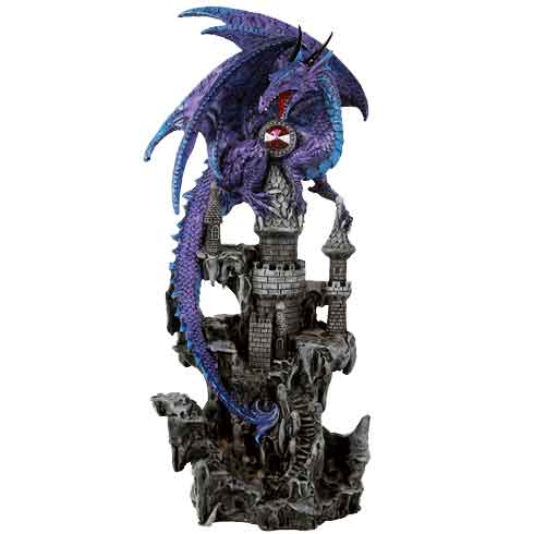 Dragon Castle Purple Guardian Statue