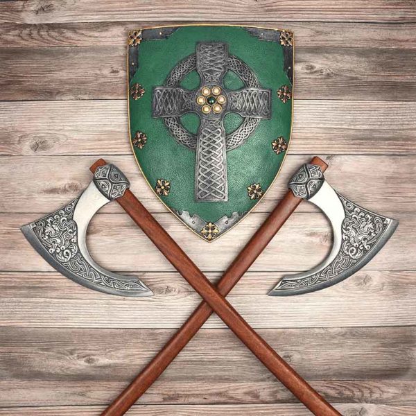 Celtic Warrior Shield Plaque