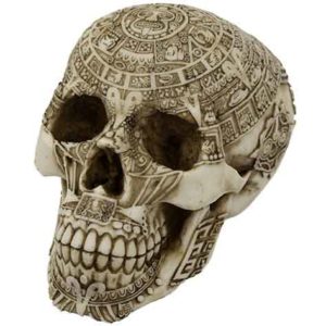 Aztec Skull Statue