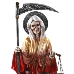 Rainbow Santa Muerte Statue