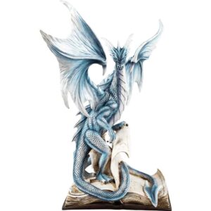 Dragon Spell Book Statue