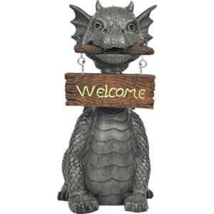 Welcome Dragon Garden Statue