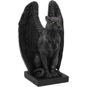 Winged Jaguar Gargoyle Statue
