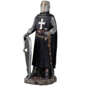 Fearless Crusader Knight Statue