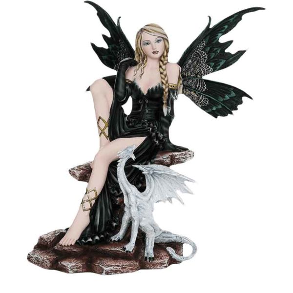 Madame Unseelie with Dragon Statue