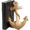 Anchor and Wheel Bookend Set