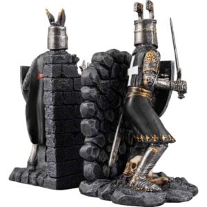 Crusader Knights Bookend Set