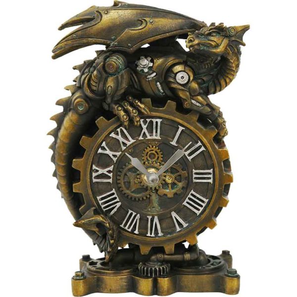 Steampunk Dragon Clock
