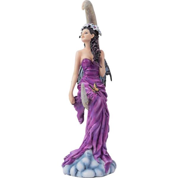 Amethyst Moon Fairy Statue