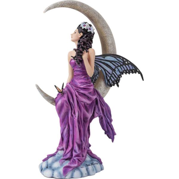 Amethyst Moon Fairy Statue