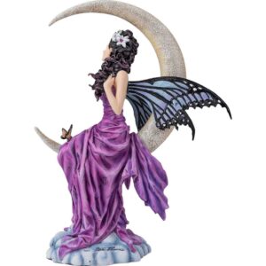 Amethyst Moon Fairy Statue