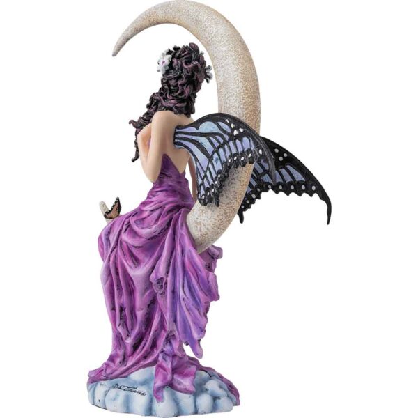 Amethyst Moon Fairy Statue