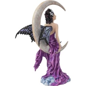 Amethyst Moon Fairy Statue