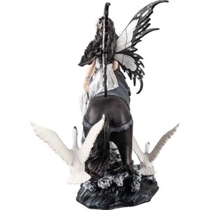 Swan Fairy with Horse Statue