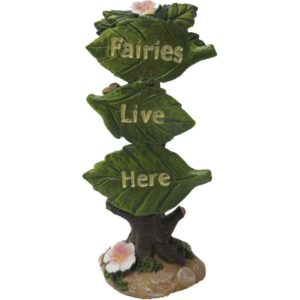 Fairies Live Here Fairy Garden Sign