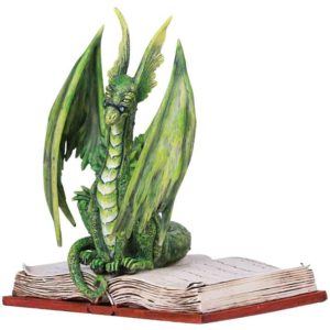 Green Dragon Scholar Statue