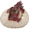 Hatching Red Dragon Egg Statue
