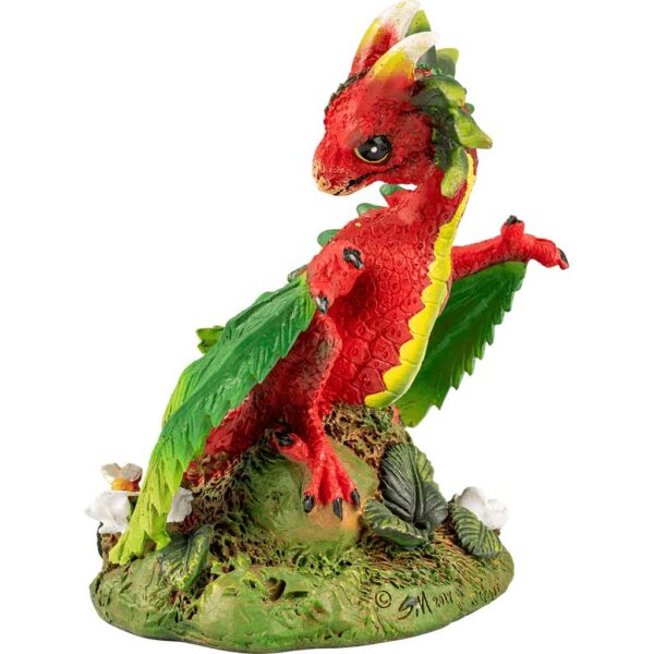 Strawberry Dragon Statue