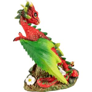 Strawberry Dragon Statue
