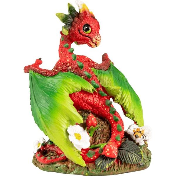 Strawberry Dragon Statue