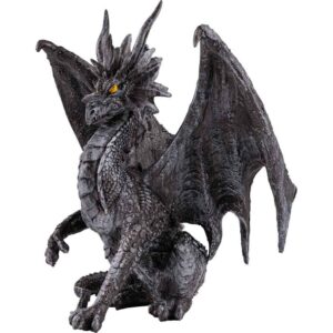 Black Checkmate Dragon Statue